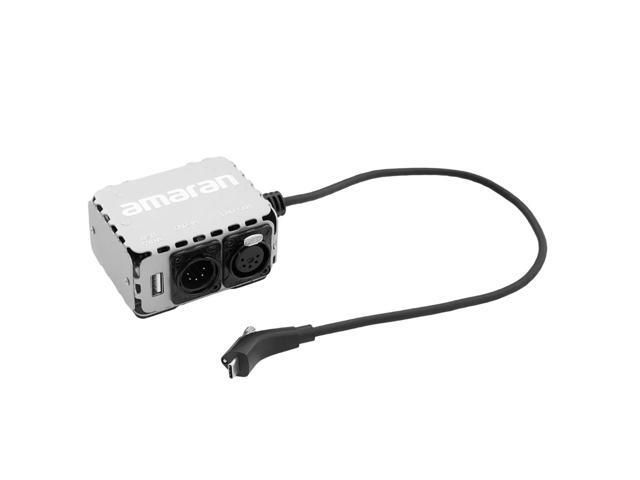 amaran USB-C to 5-Pin DMX In & Out Adapter for Ray 360c and 660c LED Lights