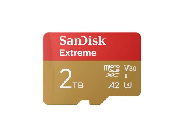 SanDisk Sandisk Extreme microSD card UHS-I 2TB MicroSD 245MB/s(R) / 150MB/s(W) Bundle
