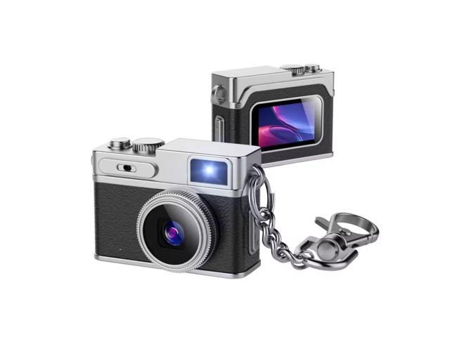 Aries Necklace Pendant Retro Digital Camera - Black #MC-BLACK