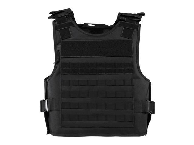 NcSTAR Vism Ballistic Plate Carrier Vest w/External Pockets, Fits 2XL+, Black