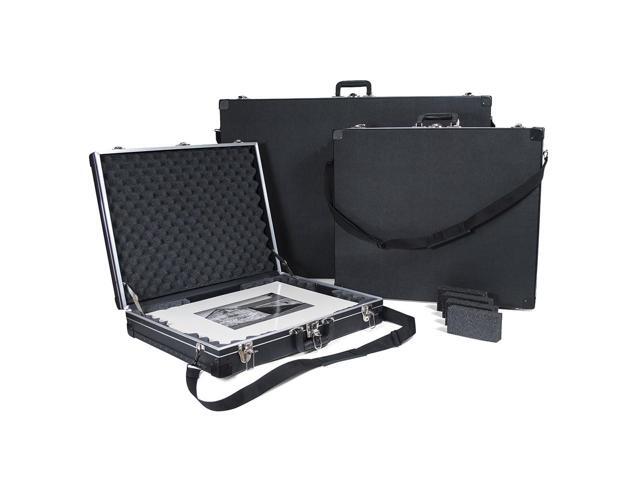 Archival Methods 22.25x26.25x5' Art Carry Case w/Shoulder Strap & Foam Blocks