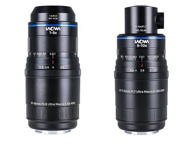 Venus Laowa Aksen 17.5 & 45mm Ultra Macro APO 2-Lens for Sony E, Coaxial
