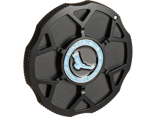 Kondor Blue Aluminum Body Cap for Canon RF Mount Cameras, Raven Black