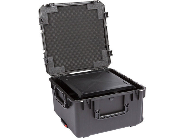 SKB iSeries 4RU Injection Molded 20' Deep Fly Rack Waterproof Wheeled Case