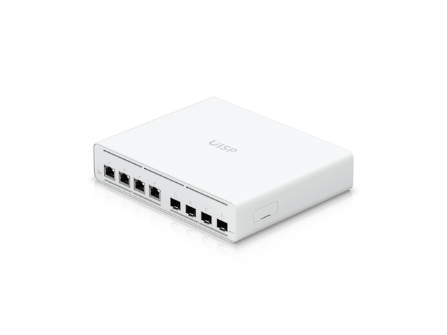 Ubiquiti Networks UISP Switch Plus 4-Port 160W PoE Managed Switch, 4x SFP+ Ports