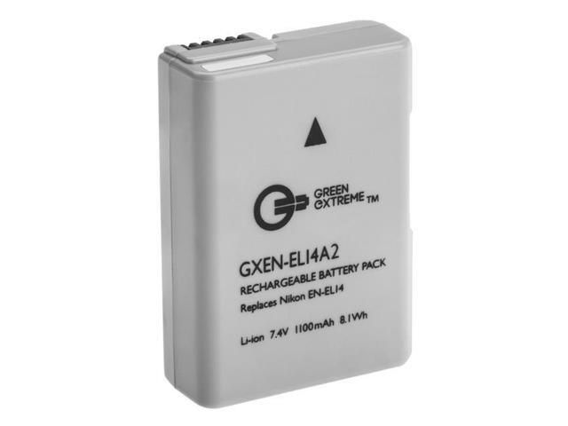 Green Extreme EN-EL14a V2 Lithium-Ion Battery Pack (1100mAh 7.4V) #GX-EN-EL14A2