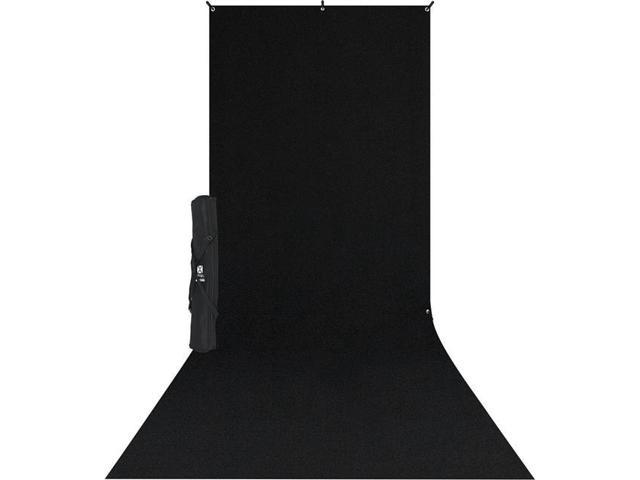 Photos - Studio Lighting Westcott X-Drop Wrinkle-Resistant Backdrop Kit, Rich Black Sweep, 5' x 12' 