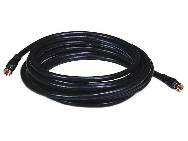 Monoprice 15 ft. RG-6 Coaxial Cable, Black; For Use With Video Equipment 6314