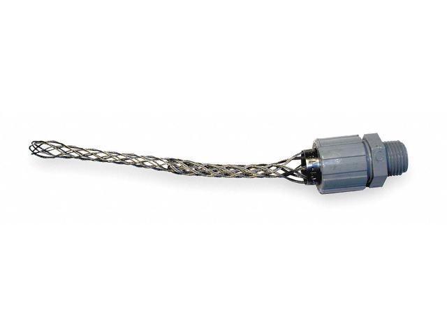 HUBBELL WIRING DEVICE-KELLEMS 074011334 Strain Relief Cord Grip,Male,Straight