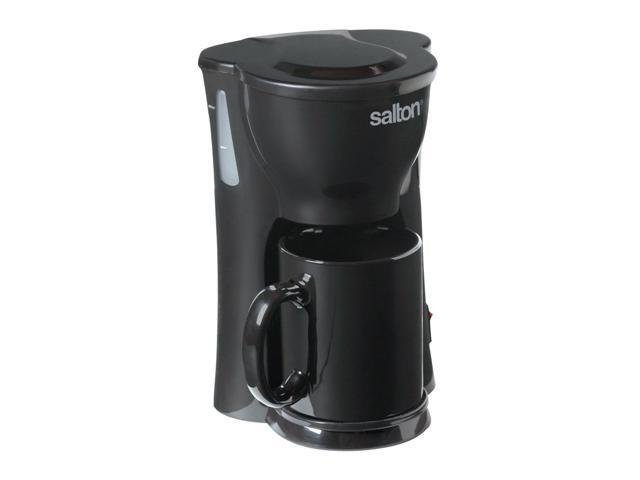 Salton 1-Cup Black Space Saving Coffee Maker FC1205