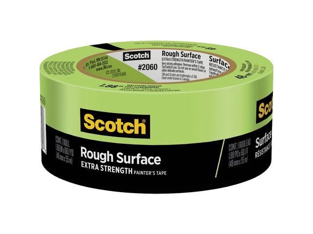 3M Scotch Green 1.88 In. x 60.1 Yd. Rough Surface Painter's Tape 2060-48MP
