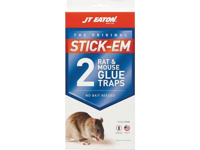 JT Eaton Stick-Em Glue Mouse & Rat Trap (2-Pack) 155N