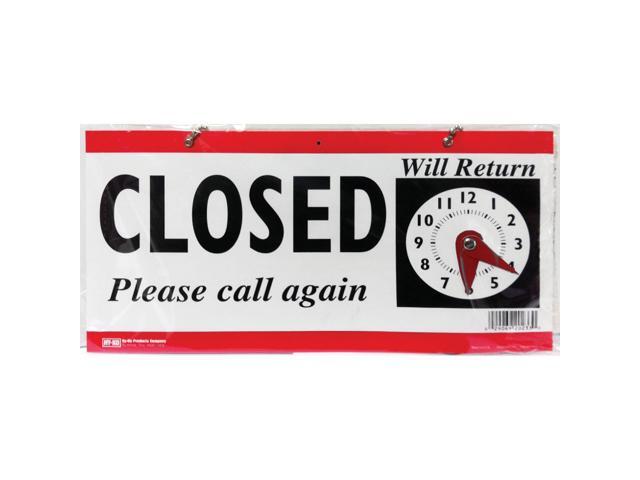 Hyko Prod. Open/Closed Clock Sign CL-1 Pack of 3
