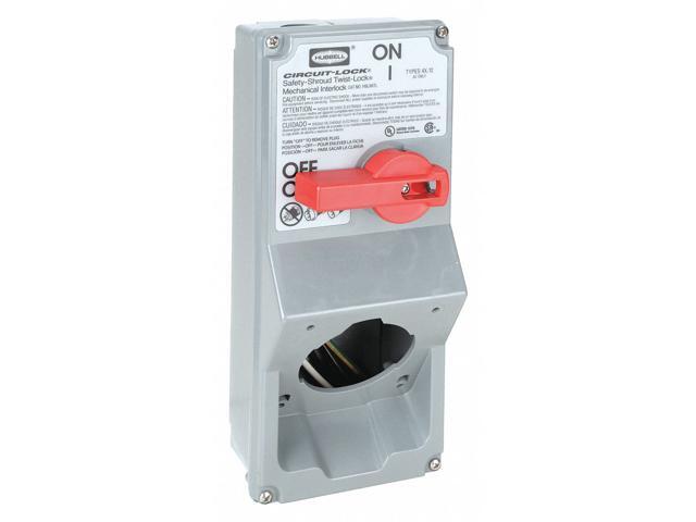 HUBBELL WIRING DEVICE-KELLEMS HBLMITL Nonfusible, Disconnect Switch, Heavy