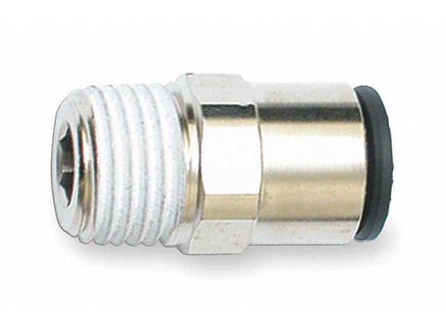 LEGRIS 3175 06 10 Male Connector,Tube 6mm,Pipe 1/8In,PK10