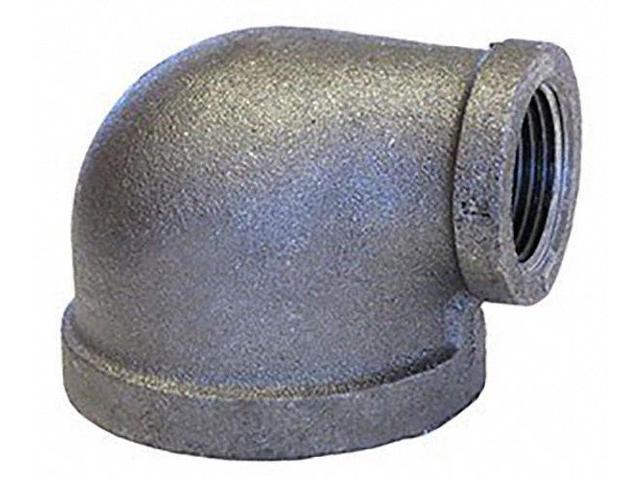 Anvil 1101R Galvanized Class 150 90 Deg Reducing Elbow, 1-1/2' x 1'
