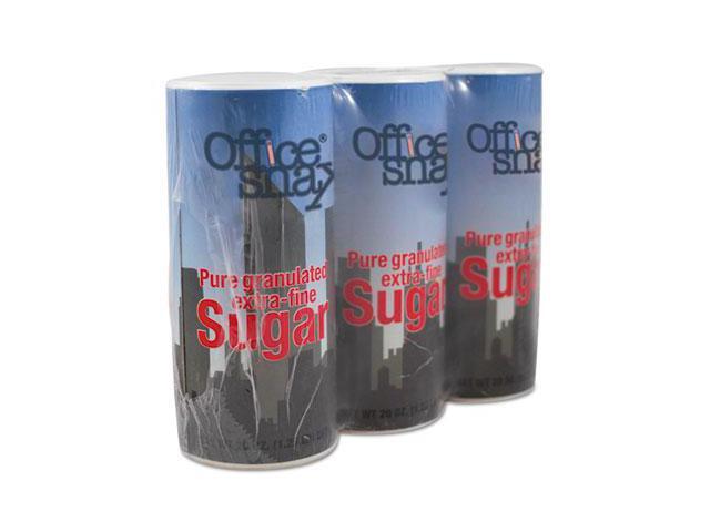 Office Snax Reclosable Canister of Sugar 20 oz 3/Pack 00019G
