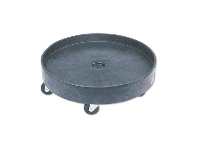 Rubbermaid - FG265000BLA - Brute Container Universal Drum Dolly, 500lb, Black