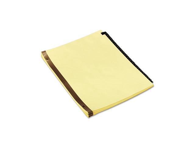 UNIVERSAL Leather-Look Mylar Tab Dividers 31 Numbered Tabs Letter Black/Gold Set