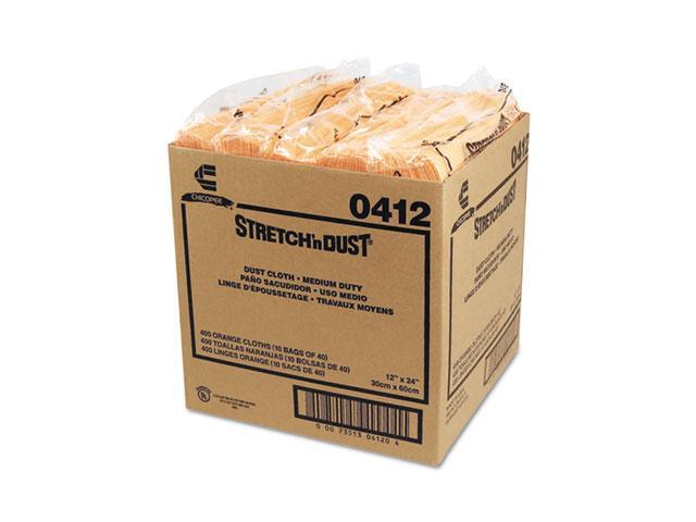 Chix Stretch 'n Dust Cloths 11 5/8 x 24 Yellow 40 Cloths/Pack 10 Packs/Carton 0412