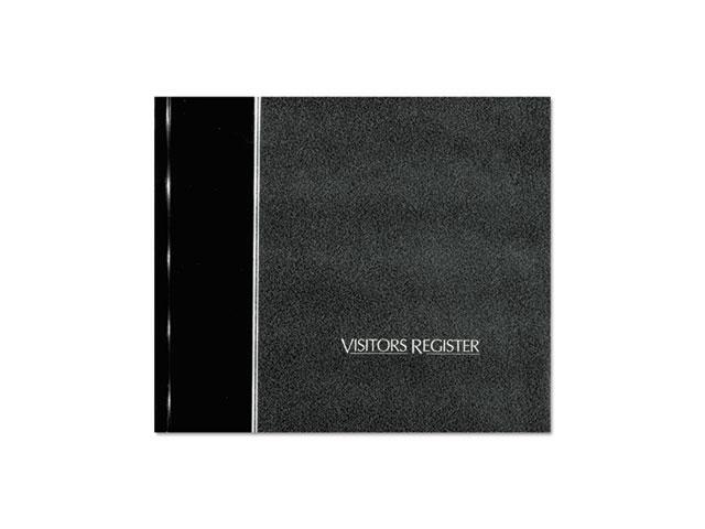 National Visitor Register Book Black Hardcover 128 Pages 8 1/2 x 9 7/8 57802
