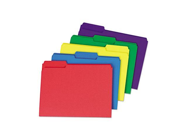 UNIVERSAL Heavyweight File Folders 1/3 Cut One-Ply Top Tab Letter Manila 50/Pack 16413
