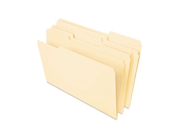 UNIVERSAL Heavyweight File Folders 1/3 Cut One-Ply Top Tab Letter Manila 50/Pack 16413