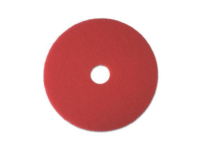 Floor Buffing Pad, 19', Red, 5/Carton BWK4019RED
