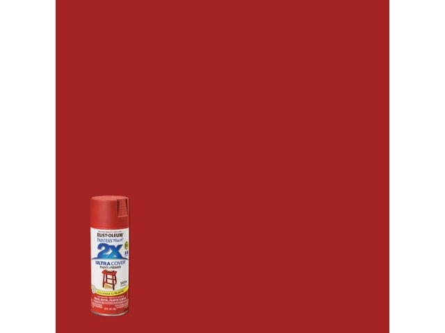 Rustoleum 249068 12 Oz Paprika Satin Painters Touch 2X Ultra Cover Spray Pain - Pack of 6