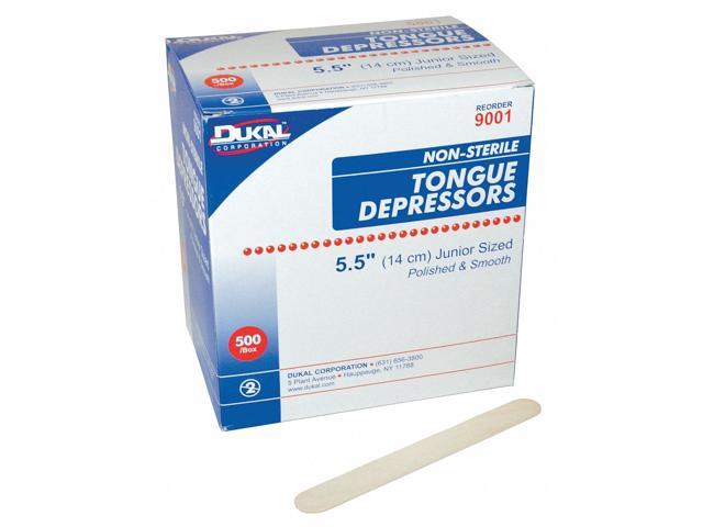Unimed Midwest Inc Tongue Depressor, Non-Sterile, 3/5' Width, 5-1/2' Length