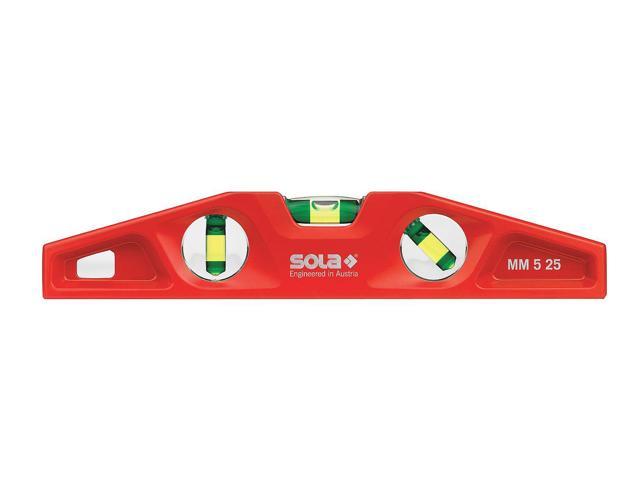 Photos - Other Power Tools SOLA LSTFM Torpedo Level, Alum, 10 In, Magnetic, Red MM 5 25 