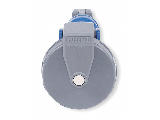 HUBBELL WIRING DEVICE-KELLEMS HBL5100C9W Watertight Pin & Sleeve Connector, 100