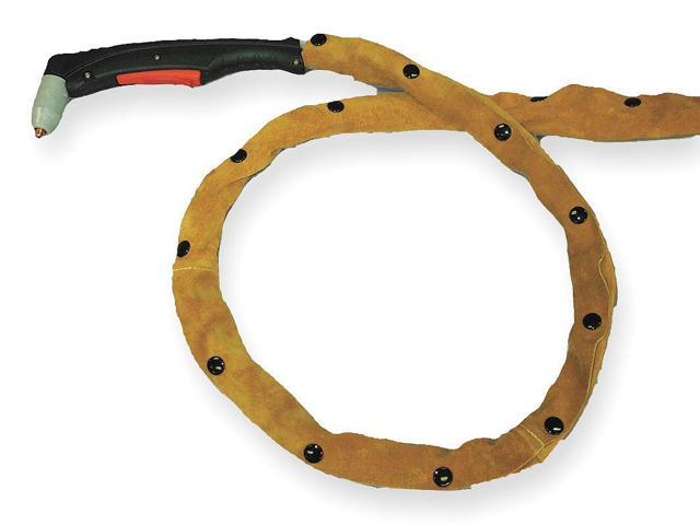THERMAL DYNAMICS 9-1260 Leather Lead Cover,20 Ft with Snaps