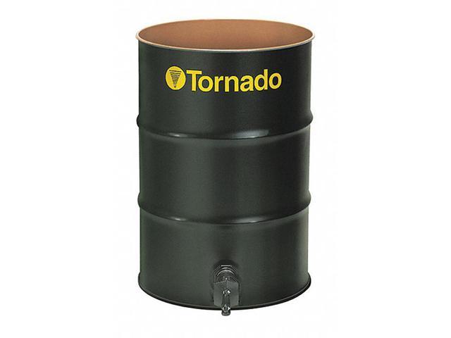 Photos - Other Power Tools Tornado 95944 Open Head Vacuum Drum, Steel, 55 gal, Unlined, Black 