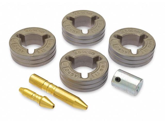 MILLER ELECTRIC 151027 Drive Roll Kit, 4-Roll, V-Grooved, 0.045