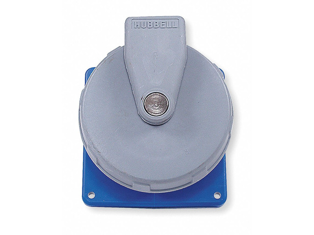 Hubbell Wiring Device-Kellems IEC Pin and Sleeve Receptacle,60A,208V HBL560R9W