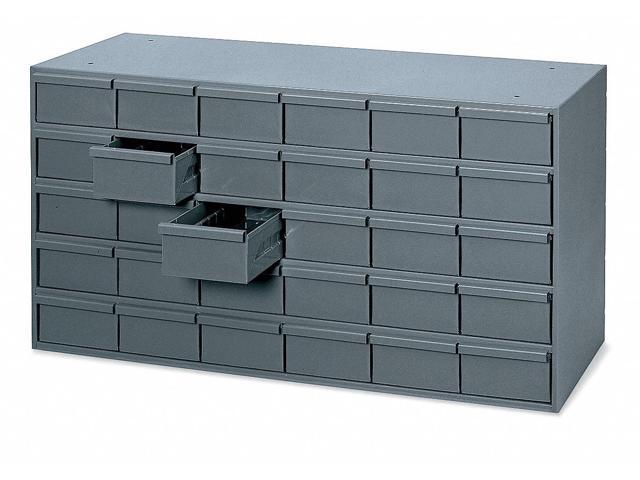 DURHAM MFG 014-95 Prime Cold Rolled Steel, Drawer Bin Cabinet, 12 1/4 in D x 17