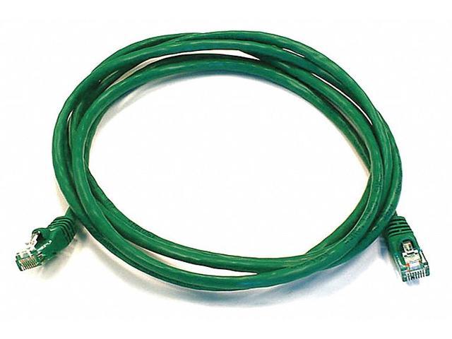 Monoprice Cat6 Ethernet Patch Cable - 7 Feet - Green Network Internet Cord - RJ45, Stranded, 550Mhz, UTP, Pure Bare Copper Wire, 24AWG