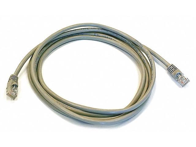 Monoprice Cat6 Ethernet Patch Cable - 7 Feet - Gray Network Internet Cord - RJ45, Stranded, 550Mhz, UTP, Pure Bare Copper Wire, 24AWG