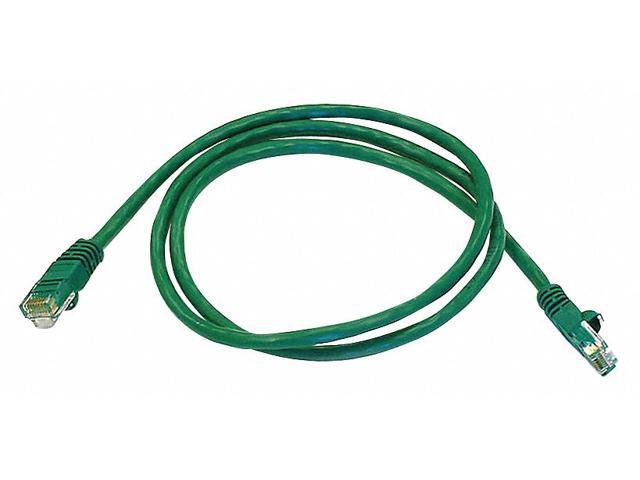Monoprice Cat5e Ethernet Patch Cable - 3 Feet - Green Network Internet Cord - RJ45, Stranded, 350Mhz, UTP, Pure Bare Copper Wire, 24AWG