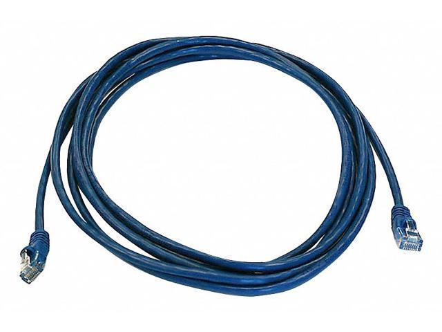 Monoprice Cat5e Ethernet Patch Cable - 10 Feet - Blue Network Internet Cord - RJ45, Stranded, 350Mhz, UTP, Pure Bare Copper Wire, 24AWG