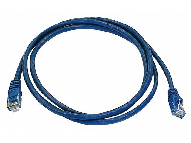 Monoprice Cat5e Ethernet Patch Cable - 5 Feet - Blue Network Internet Cord - RJ45, Stranded, 350Mhz, UTP, Pure Bare Copper Wire, 24AWG