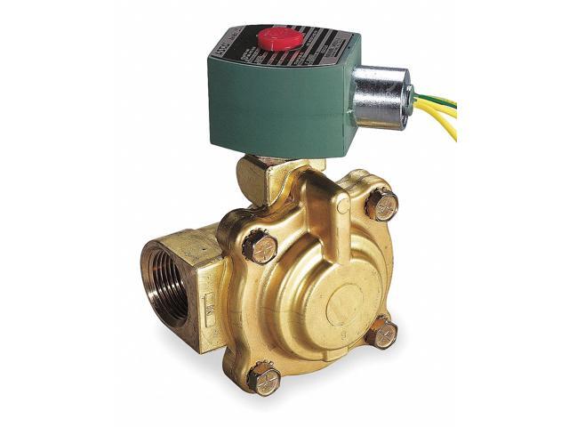 ASCO 8220G029 Solenoid Valve, 2-Way, 2-Position, Normally Closed, 1-1/2 in Pipe