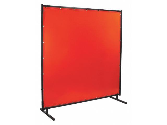 STEINER 548HD-6X6 Welding Screen, Transparent Vinyl, 6 ft. W., 6 ft. H., 36
