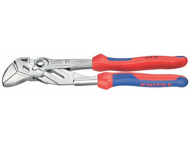 KNIPEX 86 05 250 10 in Knipex Cobra Straight Jaw Plier Wrench Smooth,