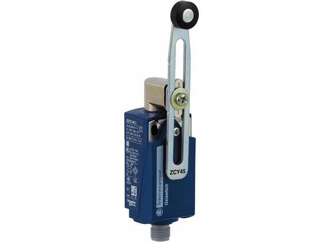 TELEMECANIQUE SENSORS XCKP2145M12 Limit Switch, Adjustable Roller Lever,