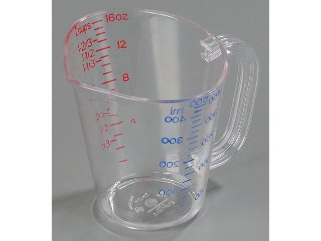 CARLISLE FOODSERVICE 4314207 Measure Cup,Clear,PK6