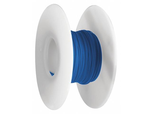 OK INDUSTRIES R26B-0100 Spooled Wrapping Wire, 26 AWG, Blue, Kynar(R), 100 ft