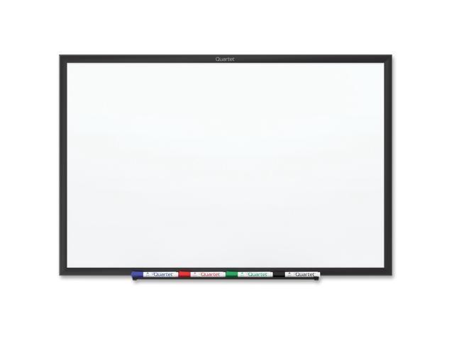 Quartet Classic Series Magnetic Whiteboard 24 x 18 Black Aluminum Frame SM531B