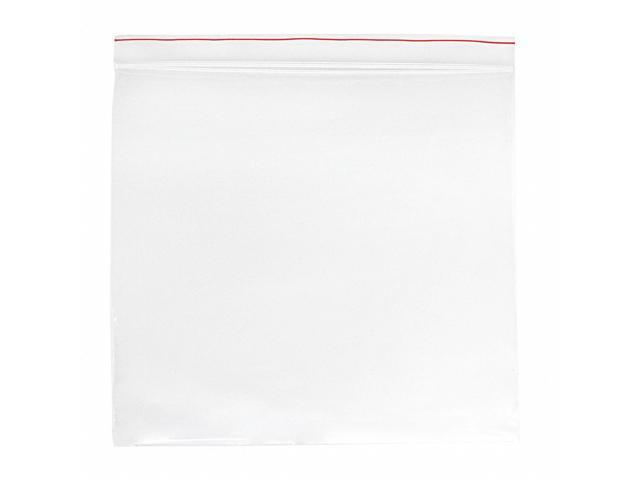 MINIGRIP MGRL2W0508 Reclosable Bag, Zip Seal, 8 in L, 5 in W, 2 mil Thick, Low